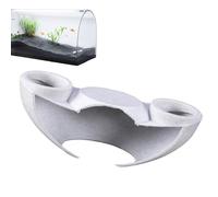 Túnel Del Acuario: Cueva De Camarones Única, Decoración De La Esquina | Accesorios De Peces Para Refugio Natural Con Escondite Juguetón, Mejora La Belleza Del Tanque Proporciona Un Espacio Seguro Para
