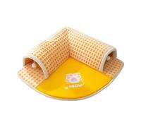 Túnel escondite para gatos, acogedora cama para gatos con túnel integrado, cueva de nido suave 2 en 1, cueva funcional antideslizante, lavable a máquina, casa de juegos para gatos, escondite y busca