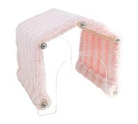 Túnel para animales, decoración de jaula que ahorra espacio, hábitat de animales con puerta acrílica extraíble, para descansar, jugar y dormir para erizos, chinchillas, hámsters y conejos