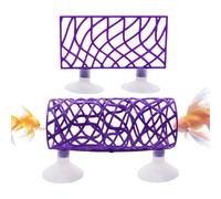 Túnel para dormir para peces, refugio para hamacas de peces, túnel de camarones de peces, tubo de piel de peces, túnel de peces betta, cueva de peces hueco de pequeño agujero, tubo largo de natación