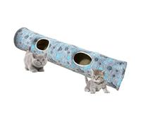 Túnel para gatitos, túnel largo que brilla en la oscuridad, juguetes entretenidos para gatos, juguete de túnel de juego para gatos, escondite para gatos para siestas y tiempo de juego
