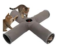 Túnel para gatos - Cama interactiva plegable para gatos | iglú de gatos, para gatitos y gatos de interior, túnel flexible para perseguir, esconderse y hacer ejercicio, perfecto para fiestas de