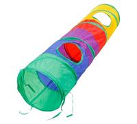 Túnel para Gatos - Túnel Colorido para Gatos, Juguete en Tubo para Mascotas | Tubo de Juego Plegable para Gatitos, Conejos, Cachorros, Juguete Interactivo Resistente a los Arañazos
