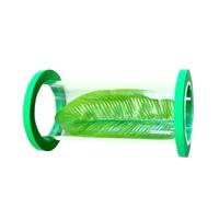 Túnel para Pescado Betta - Cachette para Betta con Hoja Natural | Túnel acrílico Flotante | Cueva de camarones | Decoración del Acuario para el escondite y el enriquecimiento de Peces