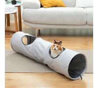 InnovaGoods® Tunel para Gatos, Tunel para Gatos Adultos, Tunel para Gatos Circular, Tunel Plegable para Mascotas Juguete para Gatos, Interior y Exterior