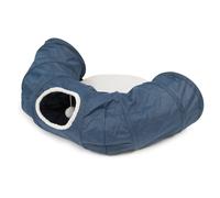 Túnel Vesper Azul Para Gatos, 68x97x28 Cm, Resistente, Diversión De Juego