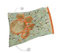 Túneles de Gato para Gatos Interiores, Toque Túnel Cruyn Bag Toy para Túnel Cat Hamsters Play Tunnel Toy Drill Smwing Back for Kitten para Esconder y Atrapar 3 Capas de (Erizo Verde)