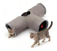 Túneles de Juego para Gatos,Parque de Juegos Interactivo y Plegable,Casas de Juego Flexibles para Gatos de Uso en Interiores del Hogar - para Gatitos y Mascotas en Halloween Navidad y Fiestas de Cumpl