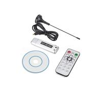 Tuner de TV USB Digital DVB T Dongle USB2.0 Receptor de Tuner de TV DVBT HDTV Dongle con Control Remoto Antena IR