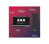 Tuner hi-fi - sintonizador para cadena hi-fi Albrecht - 27521 - sintonizador de radio DR 521 DAB+/FM, música en streaming, pantalla a color