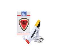 Tunerette™ Afinador de guitarra con clip, ¡rockea tu melodía con estilo! Perfecto para guitarras eléctricas, acústicas y bajos, además de ukeleles - Recargable por USB C, afinación de precisión con un