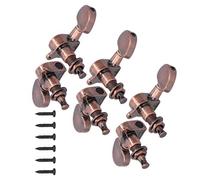 Tuners de Bloqueo de Guitarra Perillas de Sintonización de la Cabeza (Color de cobre)