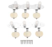Tuners de guitarra Juego de cabezal de la máquina de zinc premium Brasas de guitarra acústica de guitarra teclas de ajuste de guitarra para guitarras populares clásicas 3L3R