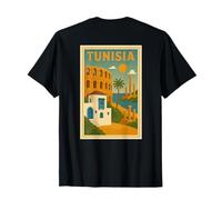 Túnez Vintage Anfiteatro El Jem Sidi BOU Said Regalo Camiseta