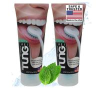 Tung Fresh Mint Gel/Limpiador de lengua - Paquete de 2