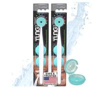 Tung Raspador de lengua de plástico con tapas protectoras, cepillo lingual, limpiador lingual para adultos, estropajo, plástico, combate el mal aliento y la halitosis | Limpiador raspador lingual