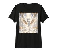 Tung Sahur Evolución Cielo Ángel Tung Tung Dios Brainrot Camiseta Premium