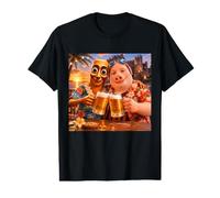 Tung Sahur Mejor Amigo John Cerdo Playa Verano Beber Cerveza Camiseta gráfica económica