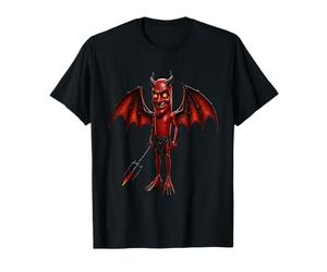 Tung Tung Devil Brainrot Evil Red Demon Funny Hell Meme Niños Camiseta