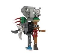 Tung Tung Sahur Ladrillos de construcción Anime Modelos divertidos para los fans de los memes, para niños y adultos, idea de regalo creativo, Brainrot Animal Miniatura Ladrillo de construcción