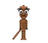 Tung Tung Sahur Ladrillos de construcción Anime Modelos divertidos para los fans de los memes, para niños y adultos, idea de regalo creativo, Brainrot Animal Miniatura Ladrillo de construcción