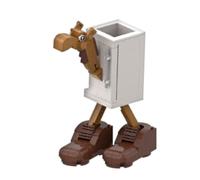 Tung Tung Sahur Ladrillos de construcción Anime Modelos divertidos para los fans de los memes, para niños y adultos, idea de regalo creativo, Brainrot Animal Miniatura Ladrillo de construcción