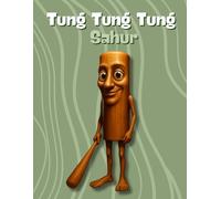 Tung Tung Tung Sahur - Brainrot Notebook: Quaderno note a righe, formato A4, 100 pagine - Italian Brainrot - Taccuino