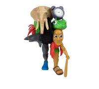 Tung Tung Tung Sahur Figure Toy,Italian Brainrot Figures,Tralalero Tralala Figure,Desk Decorations Gifts for Colleagues and Friends (N)