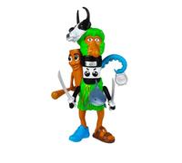 Tung Tung Tung Sahur Figure Toy,Italian Brainrot Figures,Tralalero Tralala Figure,Desk Decorations Gifts for Colleagues and Friends (D)