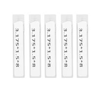 Tungsten Carbide End Mill Set | 5Pcs Single Flute CNC Router Bits for Metal/Wood/Plastic | High Chip Removal & Mirror Polished | 3.175mm Shank, 1.5mm Cutter Head