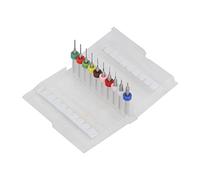 Tungsten Steel Drill Bits 10 Pcs | 1/8 Inch Shank High Hardness & Abrasion Endurance | for Circuit Boards/Jewelry / 3D Printer Nozzles | with Storage Box (0.1-1.0mm)