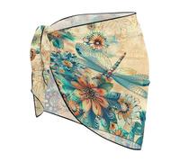 Túnica de Playa de Manga Larga para Mujer, Pareo Ligero y Holgado con protección UV, Ideal para Verano y Piscina, Tejido Transpirable y Secado rápido, Talla única cómoda (Khaki, One Size)