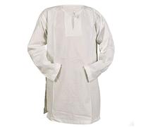 Túnica vikinga para niño, disfraz escocés, camiseta renacentista, camisa medieval, camiseta medieval, camisa medieval, camisa medieval, colin de manga larga, jacobino escocés, parte superior