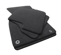 tuning-art 5J-102 Alfombrillas de Lujo para Audi A4 B8 8K 2007-2015, Costura:Negro
