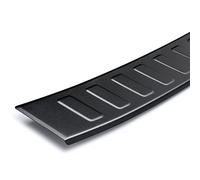 tuning-art L3005 Protección para Parachoques Acero INOX para VW Caddy V 2020- Recubierto de Polvo, Color:Negro Recubierto de Polvo