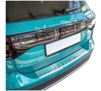 tuning-art L373 Protección Parachoques para VW T-Cross Typ C1 2018- Acero INOX, Color:Plata