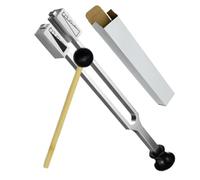 Tuning Fork Set, Body Tuners Healing Instrument, 27cm Adorable Diagnostic Tool with Reflex Hammer, Adjustable Tuning Forks for Sound Healing, Meditation and Relaxation