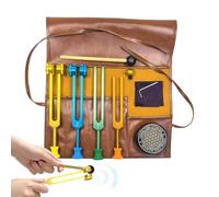 Tuning Fork Set - Frequency Sound Instrument, Relaxation Sound Tuning Forks for Meditation & Yoga | Aluminum Alloy Healing Forks Set for Energy Balance, Bath, Stress Relief, Chakra Activation