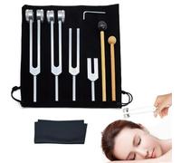 Tuning Forks for Healing | 128 Hz Sound Healing Instruments | Aluminum Alloy Multi-Purpose Healing Forks for Meditation, Yoga, Beginners & Experienced Practitioners, Relaxation Tuning Fork