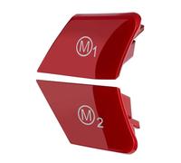 Tuning Interior Coche Compatible con BMW para Serie 2 F22 F23 para M2 F87 2014-2019 Volante automóvil M1 M2 Botón de modo Arranque del motor Cubierta del interruptor Embellecedor reemplazar(1,2 pcs)