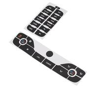 Tuning Interior Coche Compatible con Ford para S-Max 2011 Reparación de pegatinas desgastadas del reproductor de CD y radio de navegación Reparación de botones Pegatina de reparación de radio