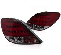 Tuning Tec Barra LED Trasera Para Peugeot 207 Bj. 06-09 Rojo/Smoke