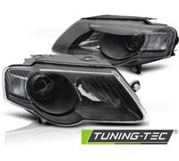 Tuning Tec Faros Delanteros Principal CLAROS Para VW Passat 3C B6 05-10 Negro