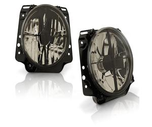 Tuning Tec Frontscheinwerfer Klarglas Smoke VW Golf 2 83-92 Con Fadenkreuz