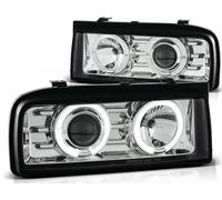 Tuning-Tec LED Angel Eyes Faros Delanteros Para VW Corrado 88-95 Cromados