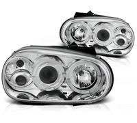 Tuning-Tec LED Angel Eyes Faros Delanteros VW Golf 4 97-03 Cromados