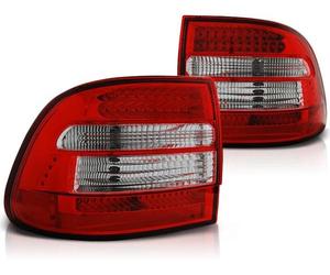 Tuning Tec LED Luces Traseras Para Porsche Cayenne 955 9PA 02-07 Rojo/Cromo
