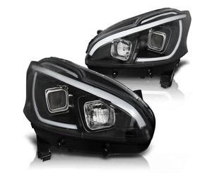 Tuning Tec LPPE31 LED Luces Diurnas Frontal Para Peugeot 208 12-15 Negro L/R