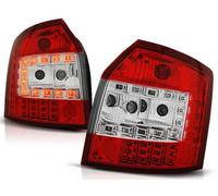 Tuning Tec Luces Traseras LED Para Audi A4 B6 (8E) Avant 00-04 Rojo/Cromo