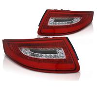 Tuning Tec Luces Traseras LED Para Porsche 911 997 04-08 Rojo/Cromo